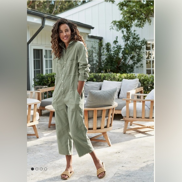 Frank and Eileen Northern Island Jumpsuit - Sage